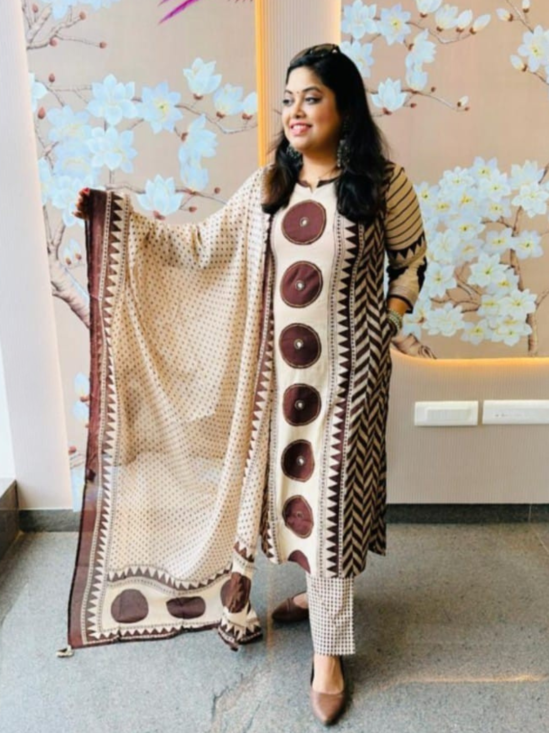 Ajrakh Charm in Everyday Cotton