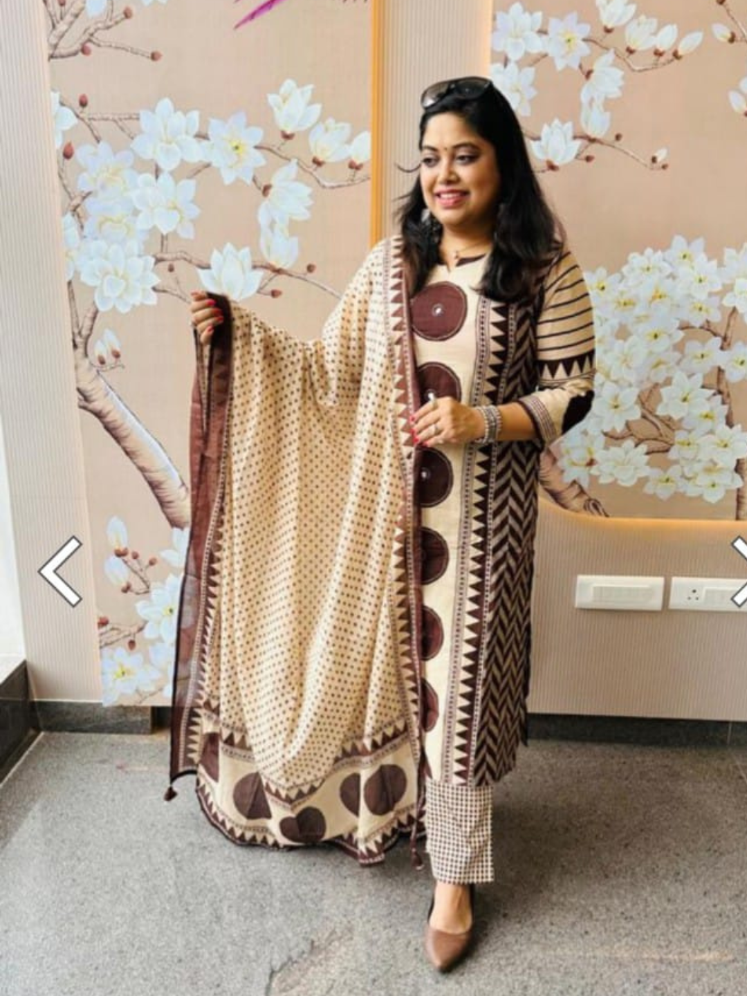 Ajrakh Charm in Everyday Cotton