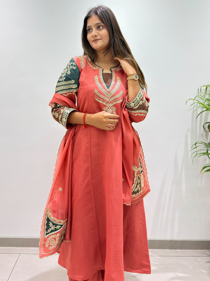 Festive Heirloom Chanderi Set