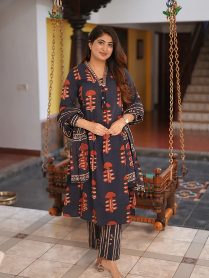 Easy Charm Cotton Dupatta Set