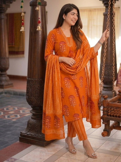 Easy Charm Cotton Dupatta Set