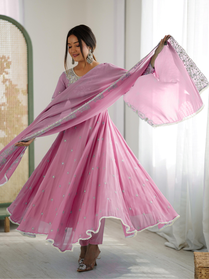 Grace in Every Twirl Anarkali Set