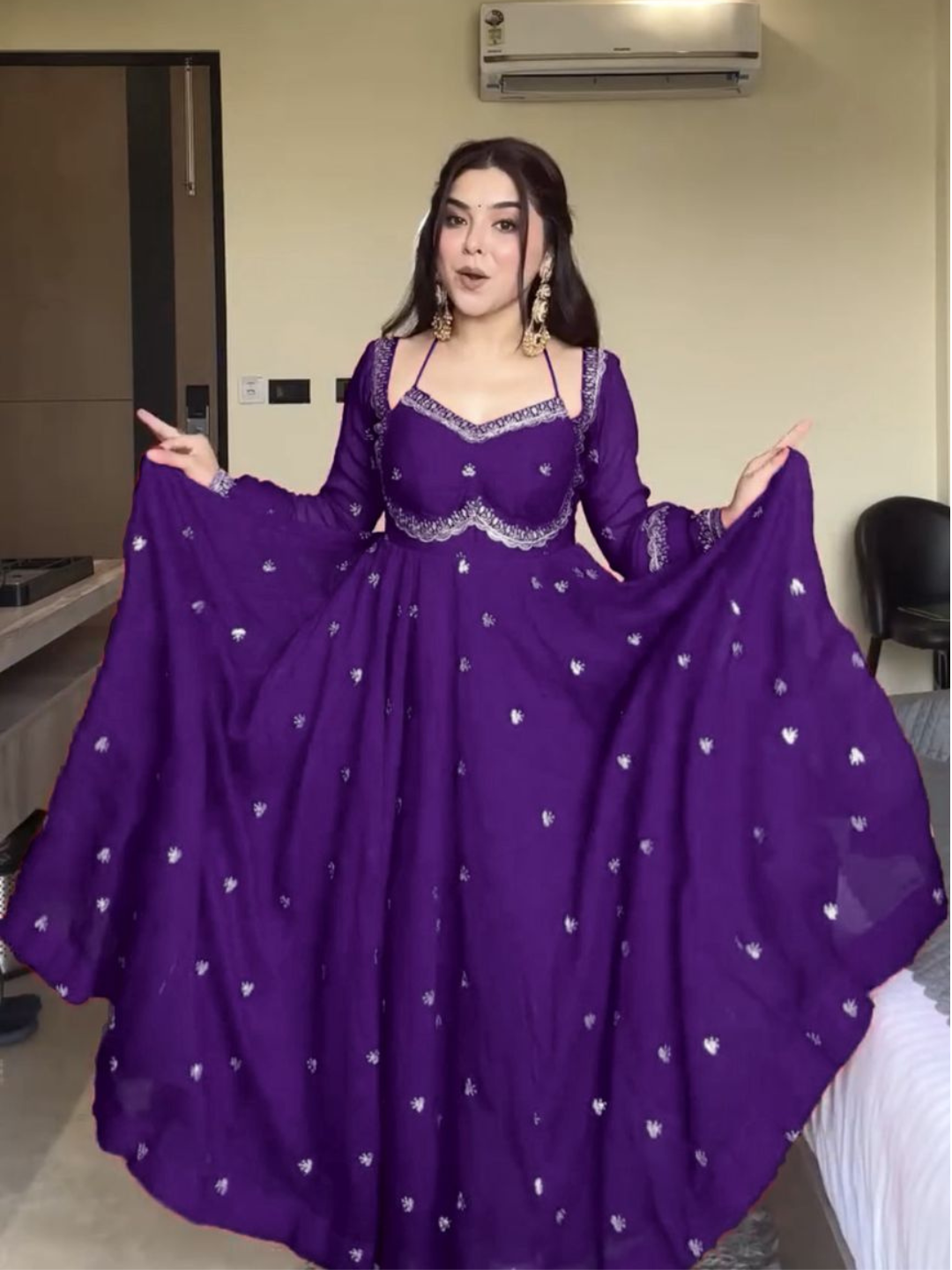 Twirl in Tradition Festive Anarkali