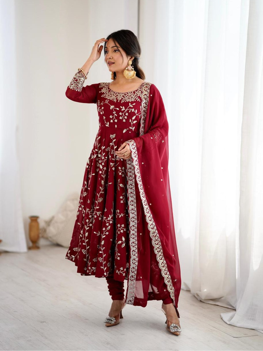 Regal Radiance Festive Anarkali Set