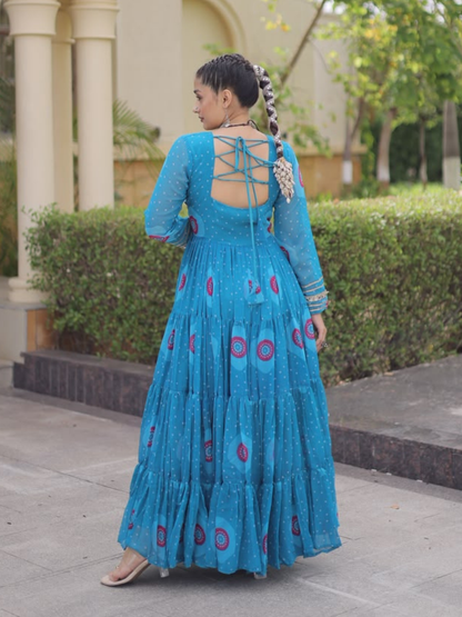 Kutchi patchwork Navratri Gown