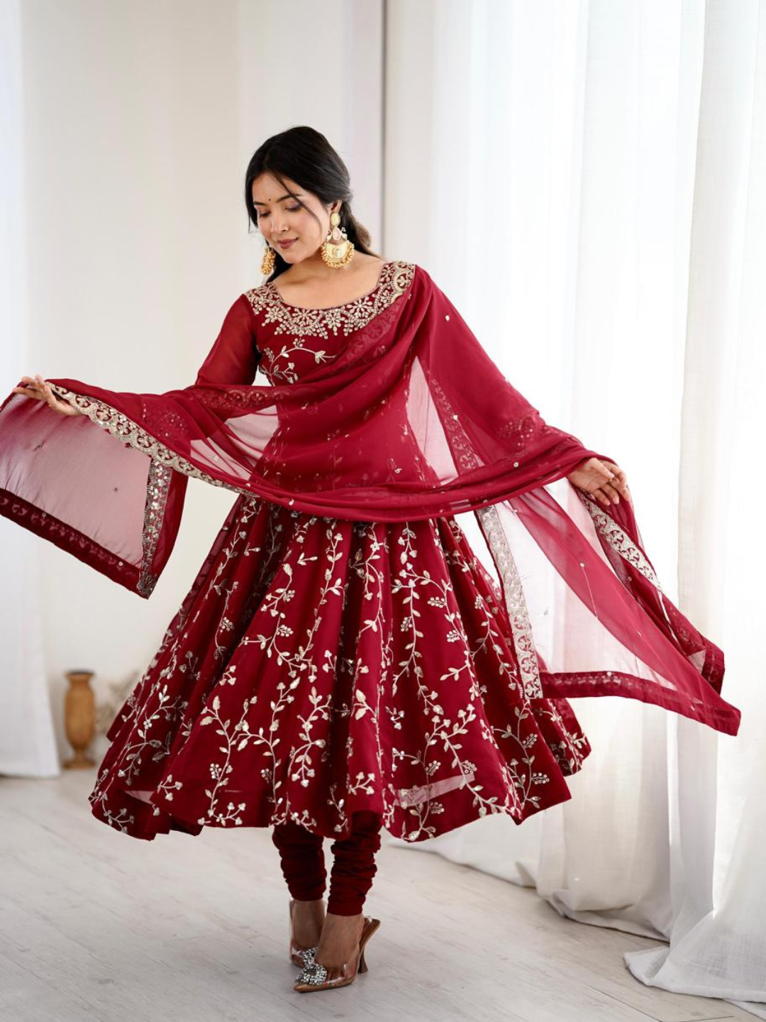 Regal Radiance Festive Anarkali Set