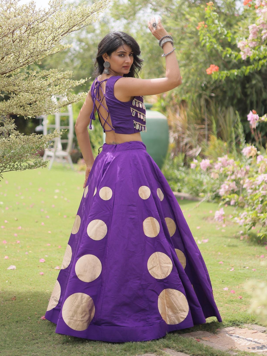 Gota Pattern Navratri Lehenga Choli