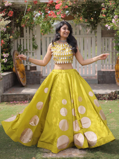 Gota Pattern Navratri Lehenga Choli