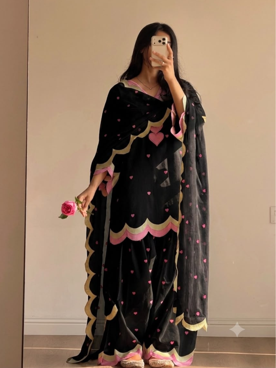 Farsi Mul Chanderi Salwar Set