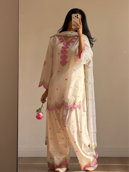 Farsi Mul Chanderi Salwar Set