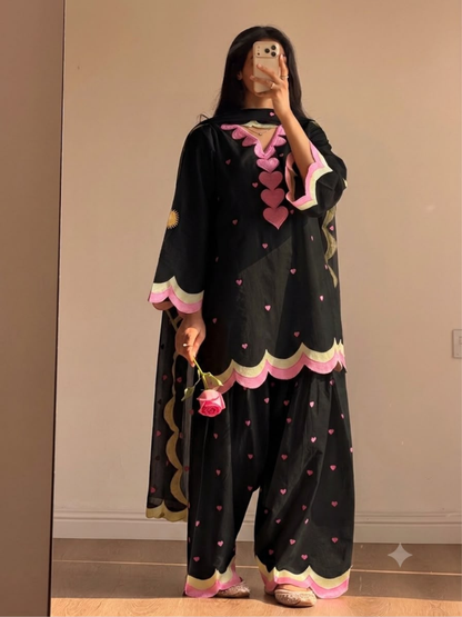 Farsi Mul Chanderi Salwar Set
