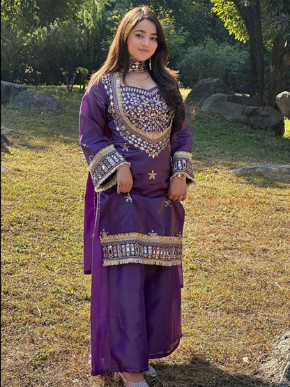 Understated Glam Fendy Silk Palazzo Set