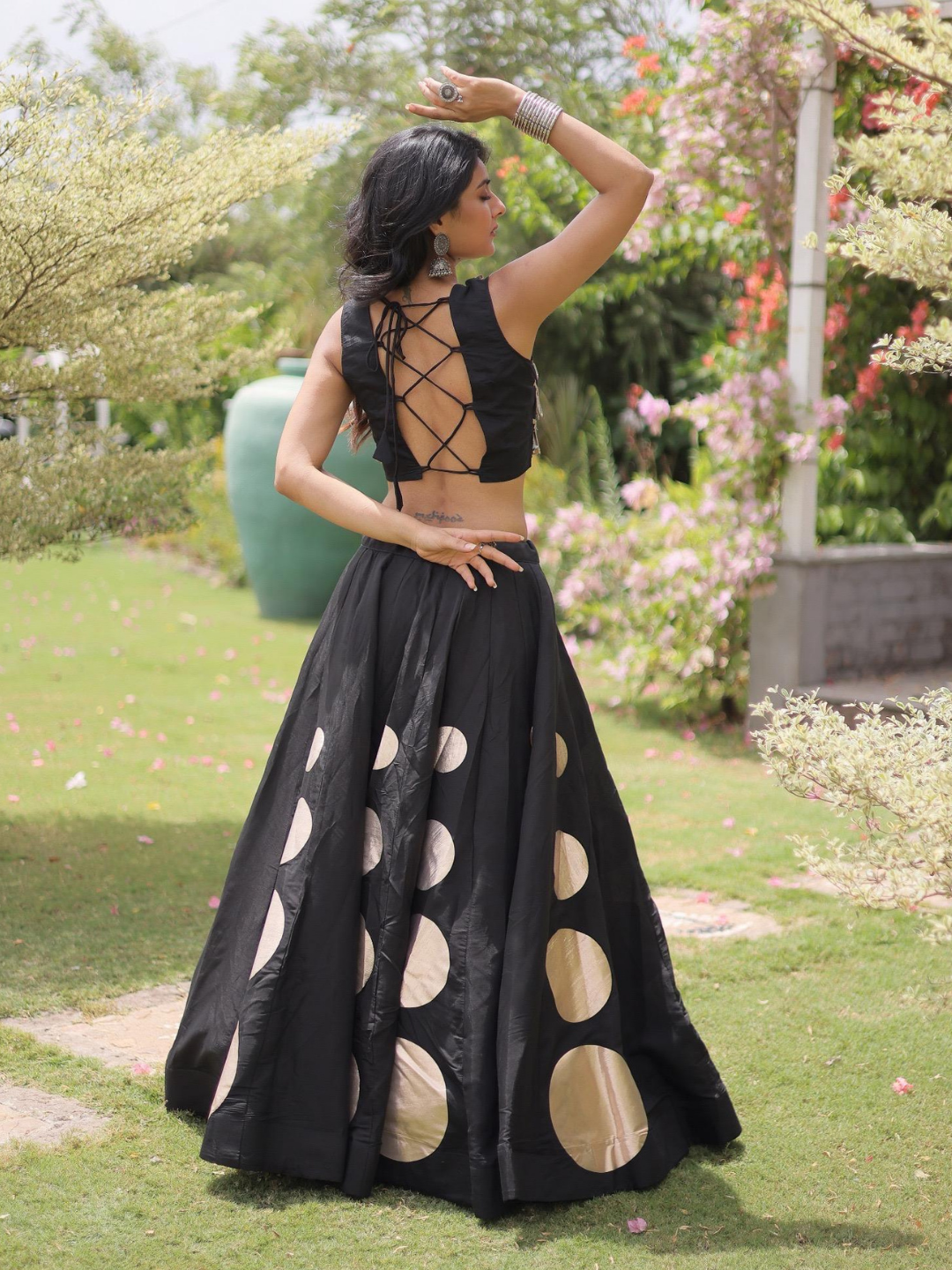 Gota Pattern Navratri Lehenga Choli
