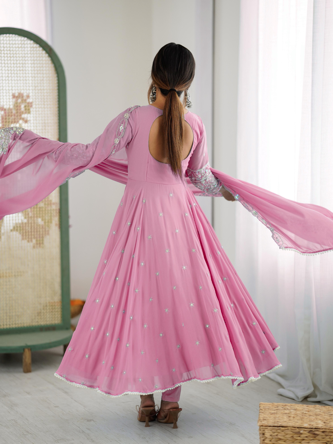 Grace in Every Twirl Anarkali Set