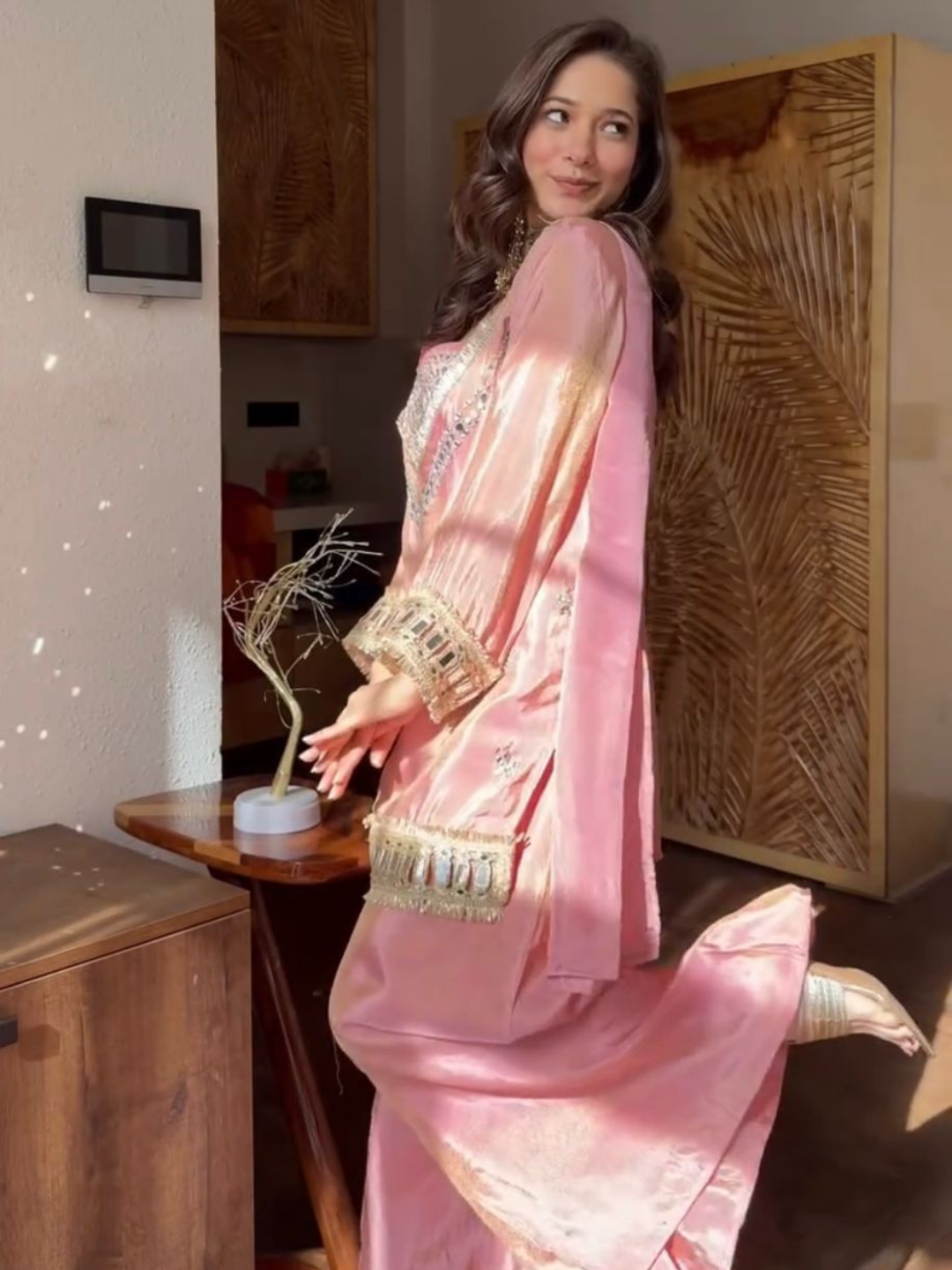 Understated Glam Fendy Silk Palazzo Set