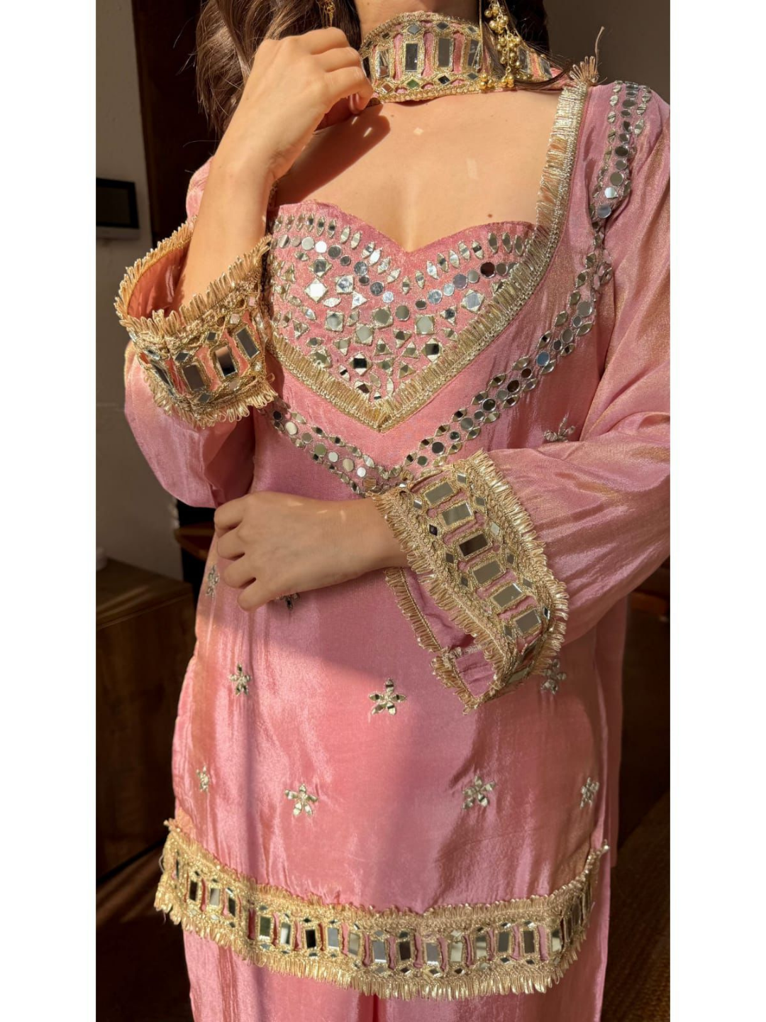 Understated Glam Fendy Silk Palazzo Set