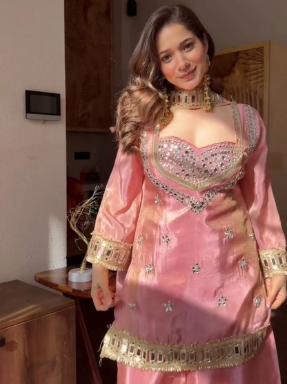 Understated Glam Fendy Silk Palazzo Set