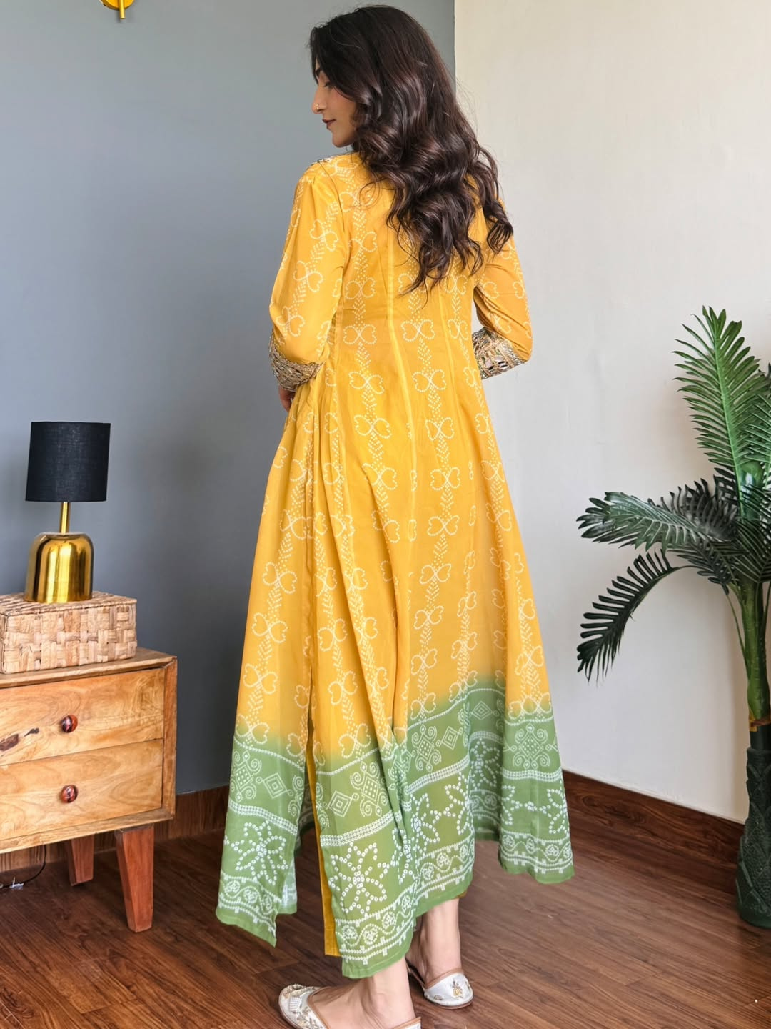 Flowy Mirror Work Co-ord Set