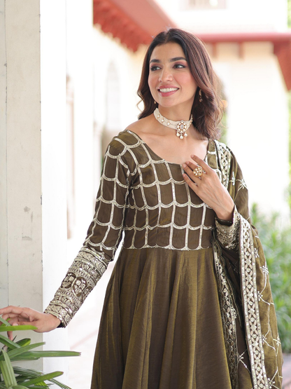 Designed to Dazzle Zari Gown