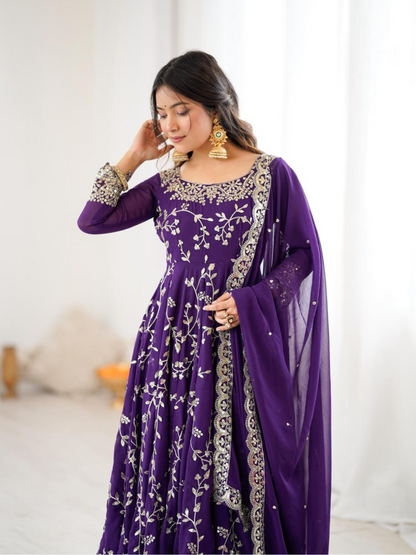 Regal Radiance Festive Anarkali Set