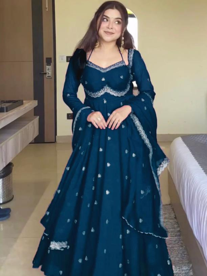 Twirl in Tradition Festive Anarkali