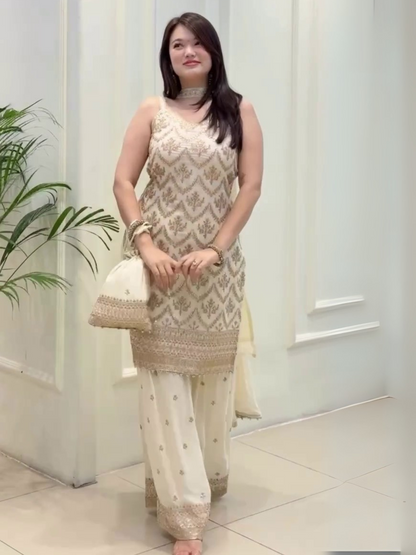 Chic Spaghetti Palazzo Set