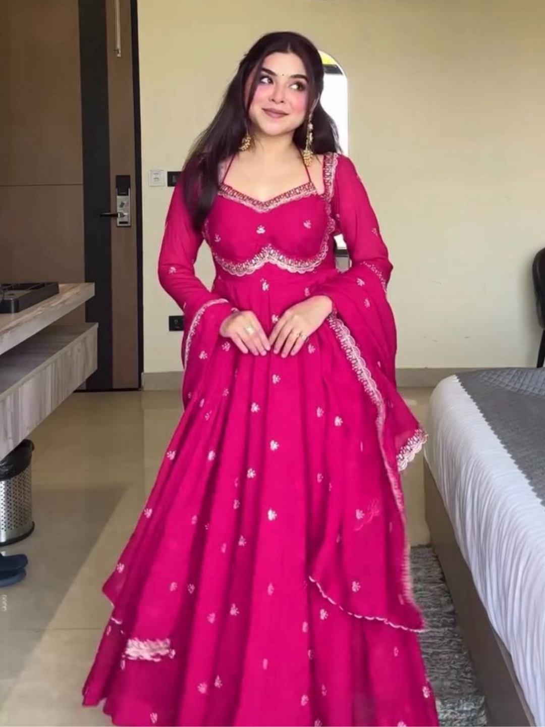 Twirl in Tradition Festive Anarkali