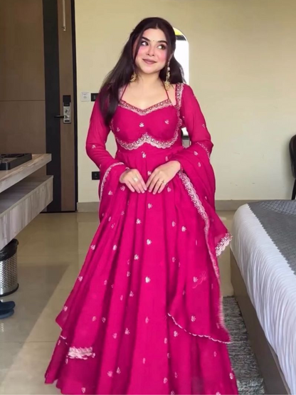 Twirl in Tradition Festive Anarkali
