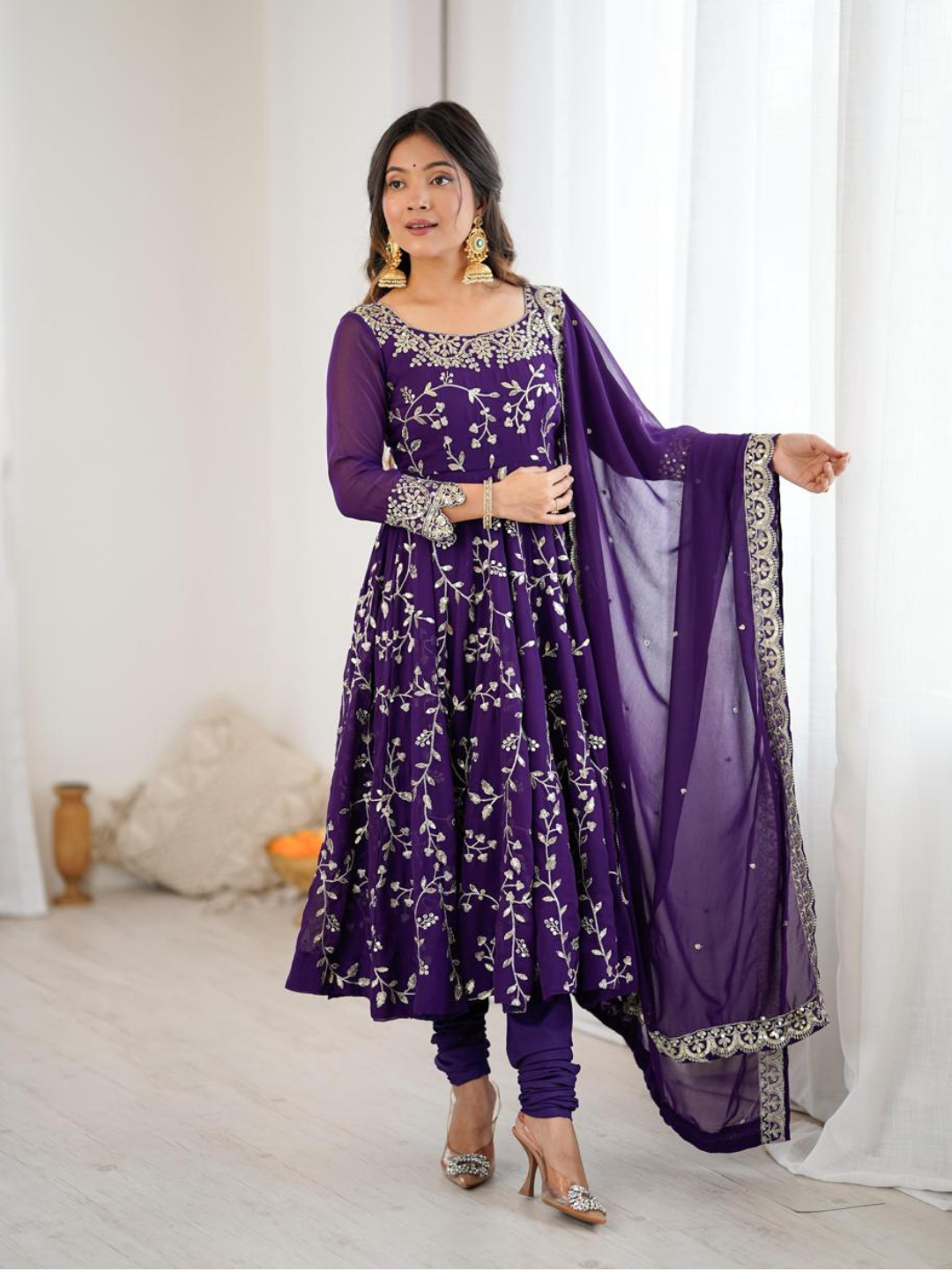 Regal Radiance Festive Anarkali Set