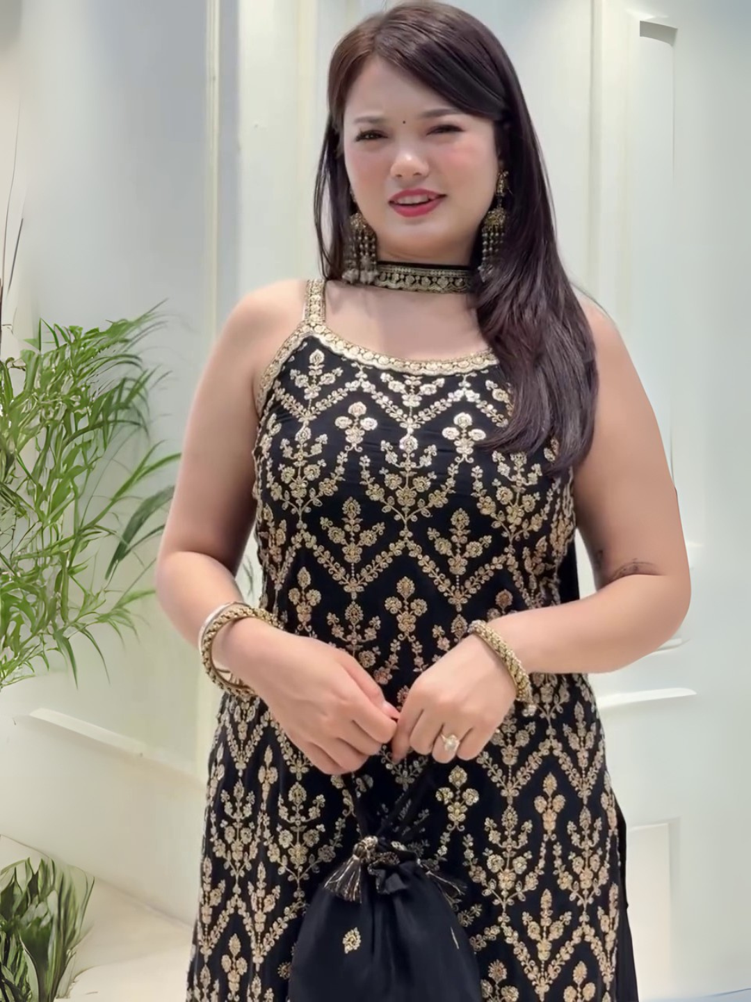 Chic Spaghetti Palazzo Set