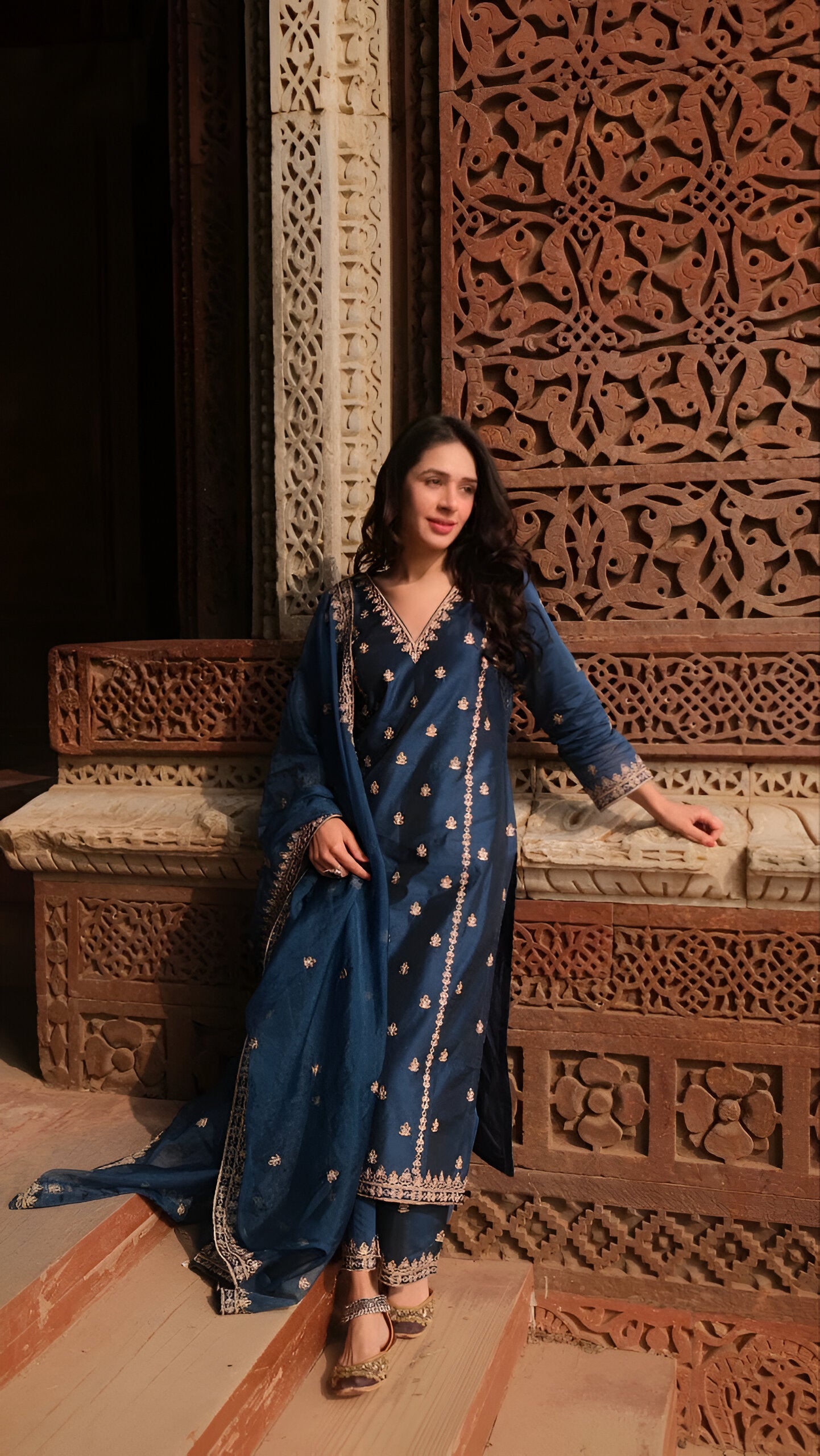 Silken Elegance Suit Set