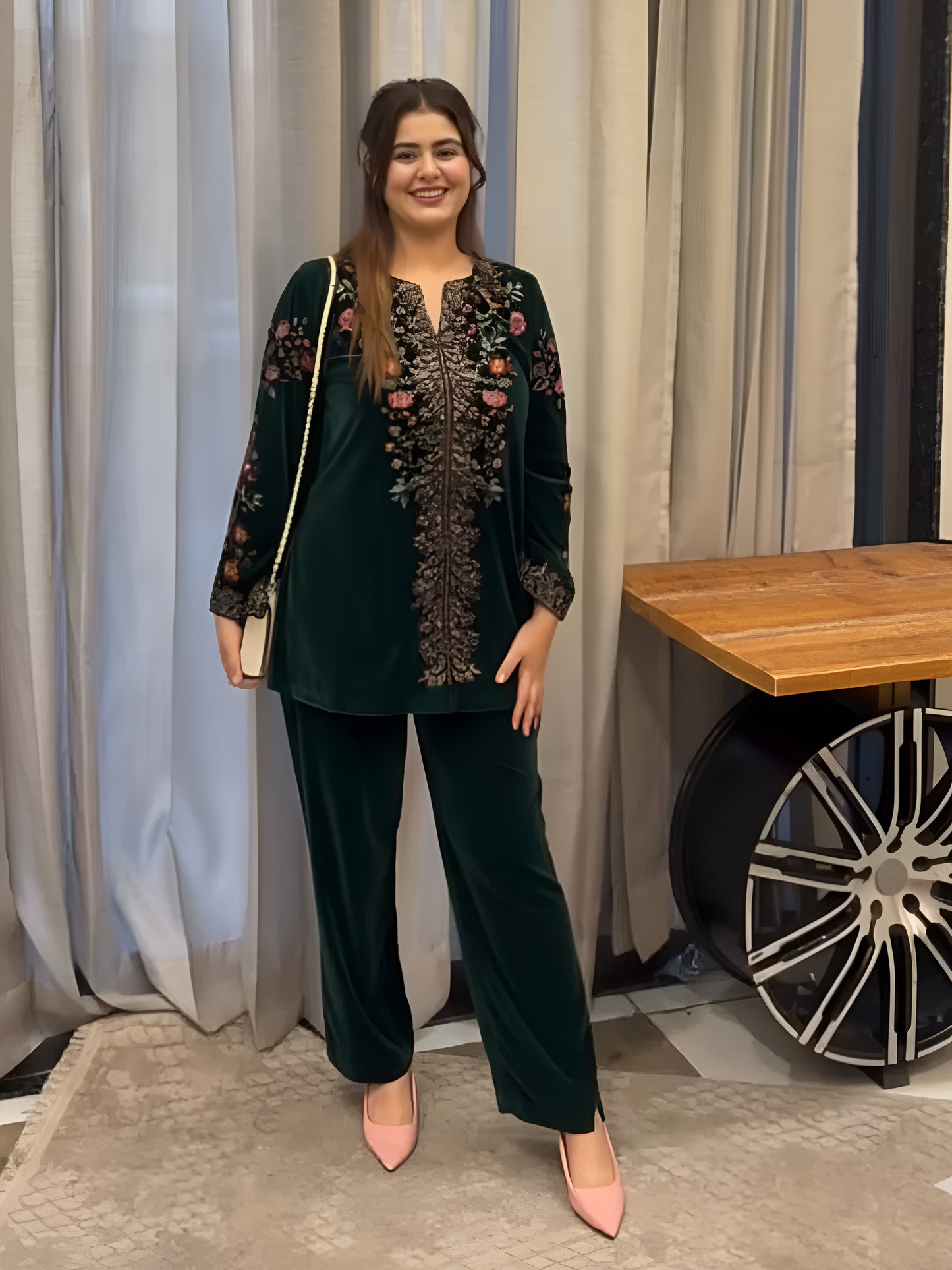 Velvet Bloom Co-ord Set