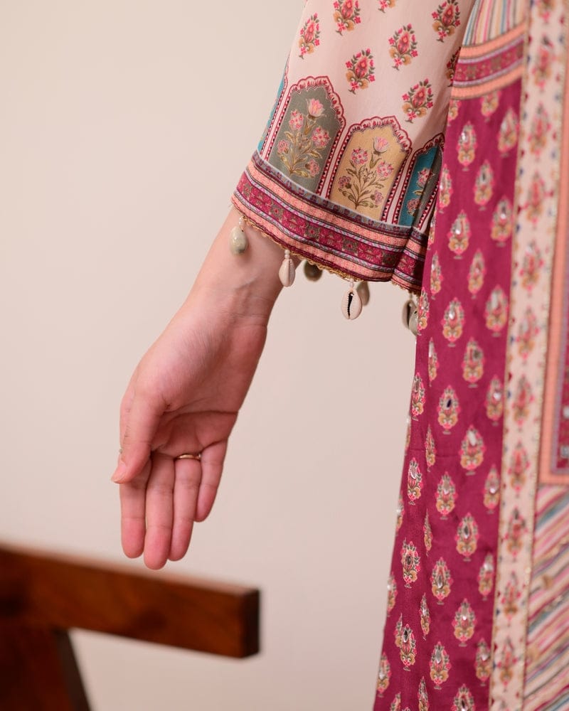 Charming Chinon Dupatta Set