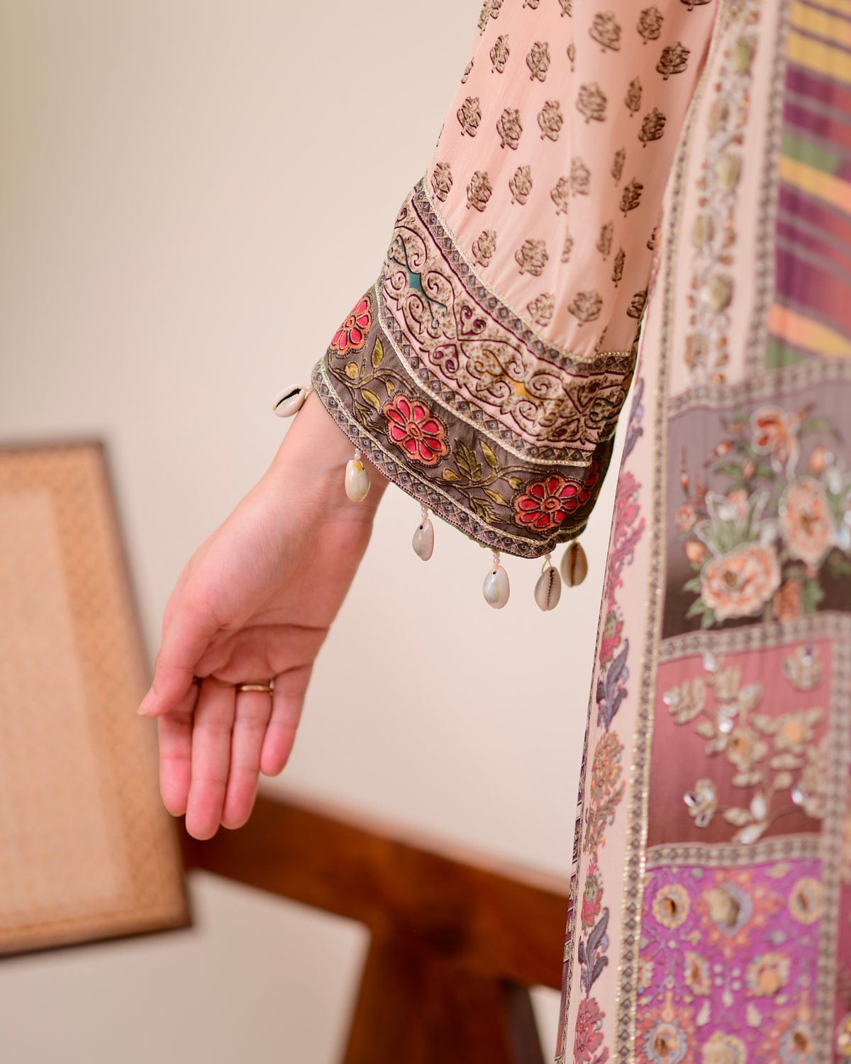 Charming Chinon Dupatta Set