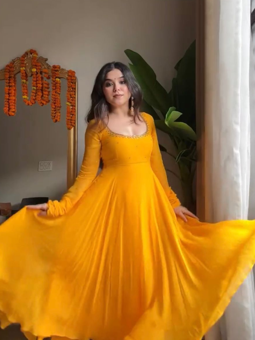 Sunlit Georgette Anarkali