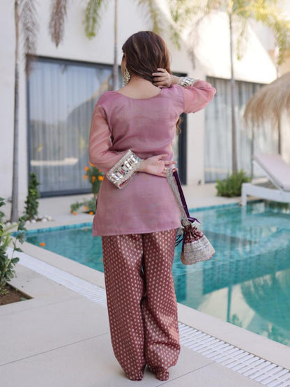 Chic Mirror-Kissed Co-ord Set