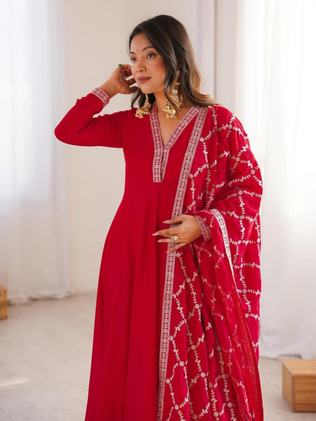 Festive Royalty Silk Anarkali