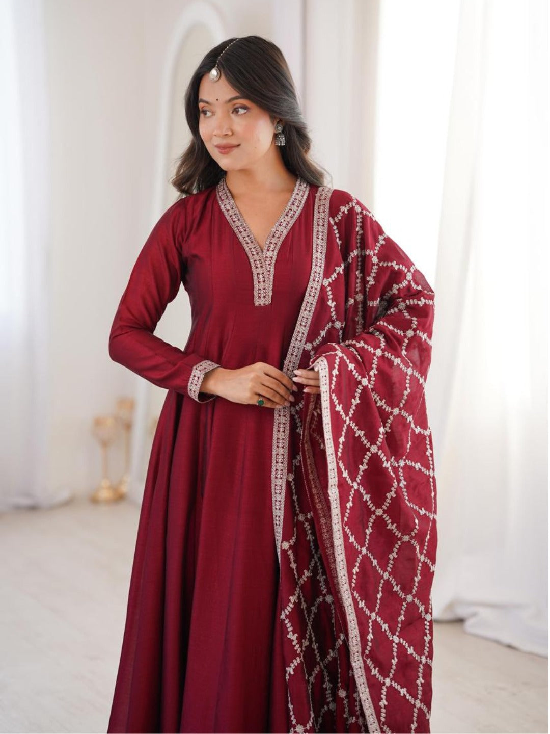 Festive Royalty Silk Anarkali