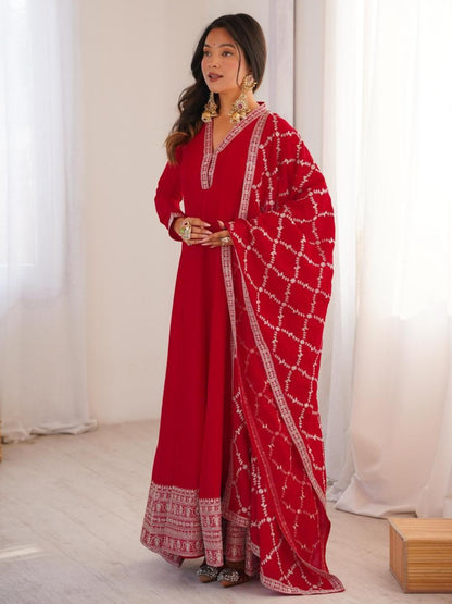 Festive Royalty Silk Anarkali