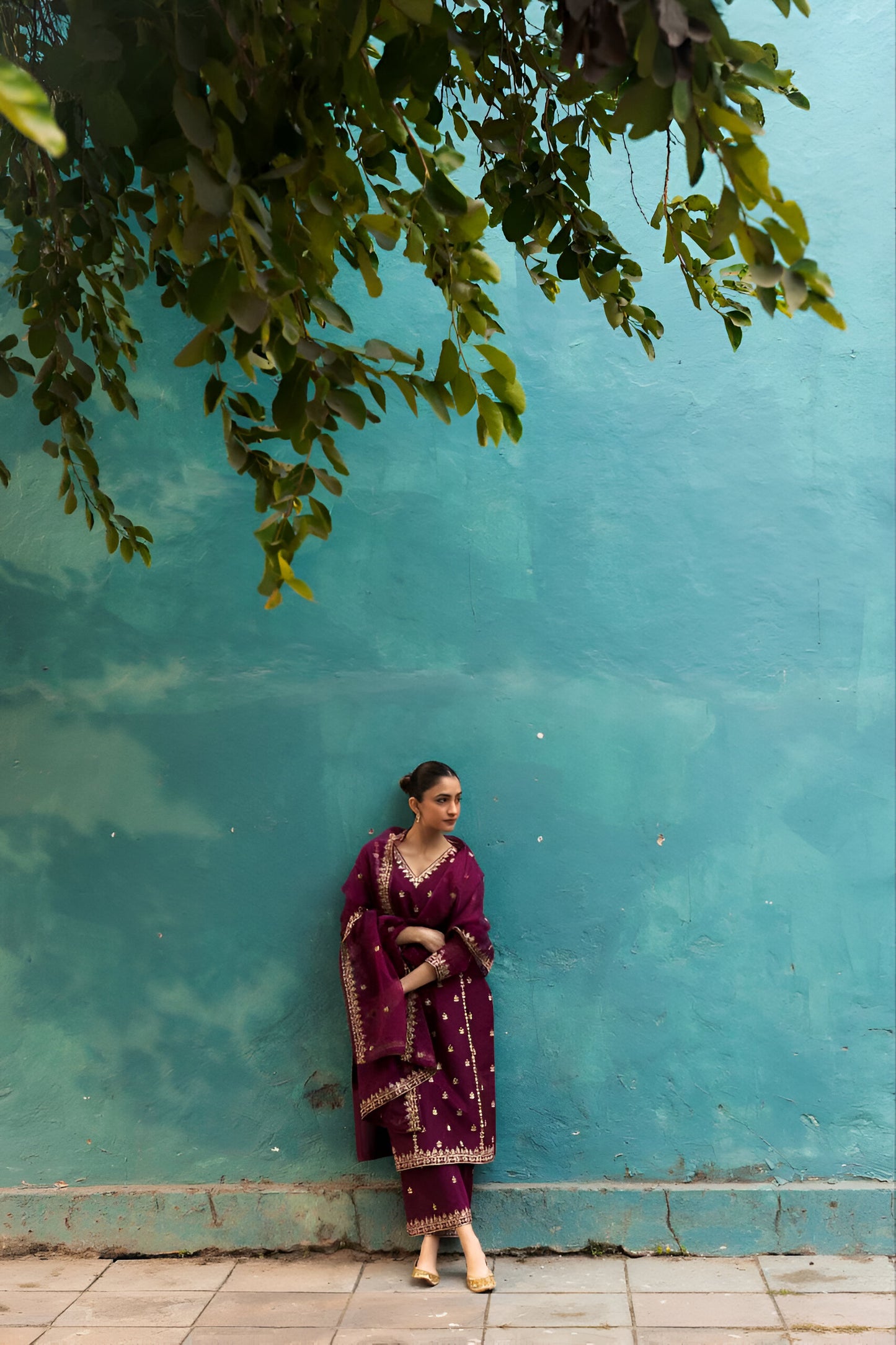 Silken Elegance Suit Set